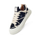 Sur Max Zhuo Yuan même rétro noir en papier avion toile chaussures épaisses semelles de tendance nationale accrue marque décontractée hommes et femmes couples 2025 Summer Retro Black Code régulier de la carte de tir Half Code Shot One Taille 36