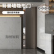 妙普乐2024新款隐形门和墙一体背景墙格栅门实木格栅木饰面无框门电视暗 隐形门意向金