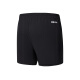 Hongxing Erke Sports-Set für Frauen im Sommer atmungsaktiven Eis-sensorischen T-Shirt-T-Shirt-Kurzarm-Shorts Fitness-Training zweierteiler Set DS Käse Weiß + Schwarze Sportshorts m
