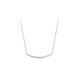 YaoYiZun Smile Sterling Silver Necklace Women's Birthday Gift for Wife Light Luxury Niche High-Level Valentine's Day Gift for Girlfriend S925 Silver Smile Necklace