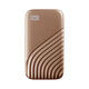 Western Digital (WD) mobile hard disk solid state PSSD type-c interface Xiaobeike mobile phone direct connection laptop external My Passport accompanying rose gold 1050MB/s 1TB