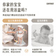 Dodohani infant bathing artifact baby stand bath bath bathtub children's shower table foldable hair washing hair and butt ABS version [no installation folding in seconds] Haoyuebai Five-stage adjustment + exclusive bath stool (delivered separately
