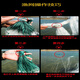 Manhu will stick fish net fishing net three-layer sunken net hanging net white strip mesh sea net three-layer sunken net 3 fingers 20m long * 1.2m round pendant high quality soft silk strong and durable