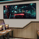 
E-sports room decoration Internet cafe Internet cafe wall hanging paintings Cyberpunk style hotel computer room background layout mural HJ14108 40*100CM25MM thick plate pattern film independent