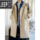 
Jeep (JEEP) windbreaker jacket for men's mid-length autumn and winter 2024 new British men's winter over-knee plus cotton coat F698 black (waist drawstring design) M 90 to 110 Jin [Jin equals 0.5 kg]