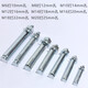 Sweet Miaomiao non-standard expansion screw white zinc outer air conditioning bolt three-piece set filament galvanized M16802 6*60 one box 2400 pieces with 10 drill bits