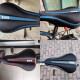Feihongta is suitable for Giant bicycle ATX610/620/660/810/830 mountain bike seat cover super soft black and white 90% riders [3D shock absorption silicone + memory