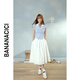 Banana cici 2024 Sommer Neues heißes Mädchen College-Style Kontrast gestreiftes Taille kurzärmelige Hemd Top C242CS684 Blauer Streifen L.