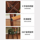 Complete antique style dressing chair solid wood rotatable makeup chair girls bedroom dressing table back chair retro stool light luxury solid wood walnut color frame + retro green