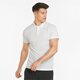 PUMA moisture-absorbent and quick-drying fitness short-sleeved T-shirt POLO shirt men's official spring and summer sports top 521933 White-02 M (175/96A)