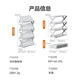 Hergestellt in Jingdong Schuh Rack Schuh Lagerablage Rack Clutch Eingangsaufbewahrungsraum sparen Badezimmerschuhe [keine Installation]