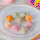Zi Jiafu Cartoon tridimensionnel Dumplings Animal Festival Festival Silicone Moule maison mignon Pet Pippy Candy Bear Bear Jelly Ice Moule HJ-9859