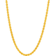 Saturday Fortune Gold Necklace Women's Simple Hemp Rope Gold Necklace Birthday Gift Price AA053079 Approximately 9.01g 45cm