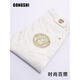 Europäische Station White Jeans Herren Frühling Neue trendige Marke Sticked Slim Feet Elastic Long Hosen Männer 728 Modelle 30