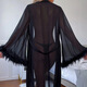 
Tulan morning robe bride photo dress black chiffon nightgown summer wool ball decoration long style 679 love long red S recommended 85-105Jin [Jin equals 0.5 kg]/160CM or above