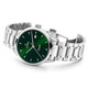 
Plum Blossom (Titoni) Men's Watch Swiss Watch Air Overlord Series Automatic Machinery Classic Business Men's Watch 83733 S-673 Steel Belt Green Disc