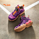 Anta-Kinder-Turnschuhe Herrenschuhe 2025 Herbst Neue Produktknopf-Taste Anti-Rutsch professioneller Umkehrskala Spezielle Basketballschuhe [zusätzliche Form] Lila/Lila/Noya Purple 9901-3 32