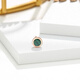 Trendy Acer Dot Malachite 18K Gold Stud Earrings for Women Gold Earrings for Girlfriend Birthday Gift TK Single Style (Including Silicone Ear Plugs)