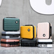 Qianlianzi children's suitcase girls cosmetic storage toiletries bag travel 16-inch makeup box suitcase small black 16-inch