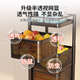 Yicai Nianhua Rotating rack kitchen floor-standing vegetable storage storage rack removable bathroom storage rack six layers 1118