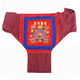 Clcey Baby Strap Guangxi Traditional Old Earth Strap Red Strap Simple Turban avant et arrière Enfants brodés Modèle Random Ordre Longueur de ceinture 2 mètres