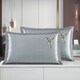 Lingang Hailan Home The same summer cool mat pillow case Summer ice silk pillow case Pillow case Single cool mat core case Large ice vine 679-7 Zishulin pillow case (single package) 48cm*74cm