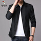 Woodpecker high-end spring and autumn men's business jacket suit middle-aged and young people solid color lapel thin Korean slim windbreaker jacket light gray NJ1048 light gray NJ1048 M Suggested 98-110Jin [Jin equals 0.5 kg]