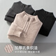 Shanshan New Year's cardigan 100% sheep wool thickened heavyweight men's autumn and winter skin-friendly zipper stand-up collar sweater knitted bottoming shirt
