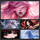 
Three-color cat mouse pad super large boy anime e-sports game sexy keyboard pad student workstation office computer 13798 crack 80 cm x 30 cm x 5 mm