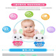Nettes Zuhause Neue Mini Kaninchen Baby Baby Spielzeug Early Education Story Maschine Einjährige Aufklärungsjunge und Mädchen Geburtstag Geschenk Sky Blau Kaninchen + Lanyard + Batterie