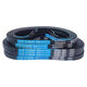 V-belt toothed belt XPZ type 612-1587 air compressor narrow V-belt motor high temperature resistant high-speed transmission belt Peacock Blue XPZ1250