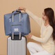 Reisetasche für Frauen mit großer Kapazität, große, leichte Geschäftsreise, Sport, Fitness, Lieferungstasche, Gepäckbeutel, Blue 70L