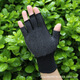 Anti-slip gloves showing five-finger wear-resistant labor gloves riding bike driving men and women sun protection gloves fishing non-stick bait gloves Anti-slip wear-resistant five-finger gloves 2 pairs