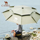 Camel fishing umbrella multi-directional rainproof large fishing umbrella thickened sun protection rainproof fishing umbrella outdoor parasol 2 meters fine sand yellow (universal model), 133BP12164