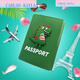 Jiaojing Passport Protection Cover Korean Travel Passport Protection Cute Ins Passport Cover Cartoon Passport Acceptance Package Nick Fox 01