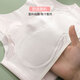 Langsha Girls Underwear Small Vest Development Période 9-16 ans Élèves, élèves du primaire, filles, soutiens-gorge, grands enfants, blanc + rose L (recommandé 75-90 Jin [Jin est égal à 0,5 kg]))