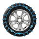 Auto Reifen Anti-Schlupf-Kette Limousine SUV Offroad Fahrzeug Pickup Universal Snow Notfallkette Verschlüsselung Fett weiß 15565R14 Fett 2 Teile