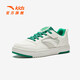 Anta children's sneakers men's big children's shoes 2025 spring new product lace-up trendy street board shoes campus white shoes ivory white-3 34