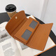 Yupinjia Retro Frauen Brieftasche Langes Modell, große Kapazität, Multi-Karten-Position, einfache und modische Kupplungskartenbeutel-Brieftaschen-Nischendesign, Frauenbrieftasche Long Model [Brown]