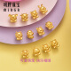 
Mingpai Jewelry Birthday Gift Full Gold 5D Hard Gold Gold HAPPY Zodiac Large Edition Beaded Forward Bead Price Full Gold Forward Bead Chicken AFP1049 About 0.29-0.41g