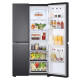 Refrigerador de doble puerta LG 655 litros de conversión de frecuencia sin aire refrigerada por aire Control de temperatura inteligente Control inteligente Refrigerado y congelado S651MC16