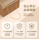 Zhenshangyin Chine Gold Collier en argent autorisé Collier de chaîne universelle féminine Pin Gold Colored Chain Chain Birthday Gift For Girlfriend