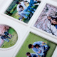 Su Mo Korean combination one-piece photo frame six-square grid set-up table developed photo five-frame photo children's baby plastic photo frame Korean four-frame combination size see description