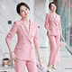 Purple Charming Pink Suit Jacket Women's Commuting High-end Professional Wear Temperament Goddess Fan Yang Fashion Small Suit Work Wear Pink Purple (Single Suit) XL (Recommended 110-120 Jin Jin equals 0.5 kg)