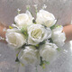Collection de certificat de mariage de fleurs à main