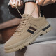 Changxiang Huili Herrenschuhe Sommer 2025 Neubauten Arbeit Arbeitsschutzschuhe für Arbeit nicht rutschfeste Kleidung-resistente Freizeitschuhe für Männer Khaki 42