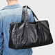Walker Shop Brand Travel Bag Travel Bold de gran capacidad Top Capeta Vaceta de vaca Manso Mano de negocios Bolsa de equipaje Negro Negro 0L Regalo de regalo