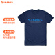 SIMMS new short-sleeved T-shirt spring and summer breathable and comfortable boys' fashion Luya outdoor fishing suit soft and comfortable quick-drying PG-12803 short-sleeved-orange S