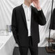 Peintures: British Yuppie Men's Clothing Automne and Winter Black Suit Trendy Men's's Suit Spring and Automne New Men's Veste Business Formal Wear Using Loose Handsome Veste Set Automne Automne Men's Three Set's Men's Tree It