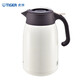 TIGER Stainless Steel Portable Thermos Vacuum Insulated Kettle PWM-A16C-CA Pearl White 1.6L